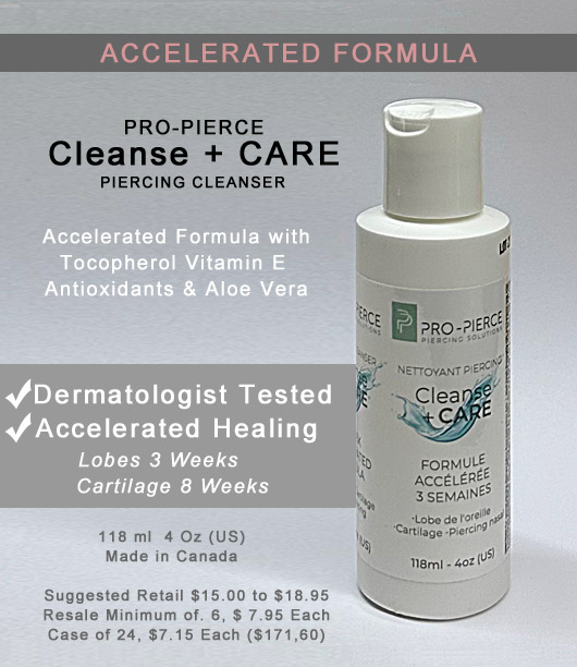 MK1393 Cleanse + CARE Piercing Solution MAIN