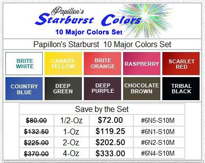 Starburst 10 Major Color Sets MAIN