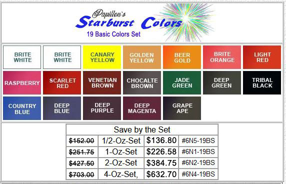 Starburst 19 Major Color Sets MAIN