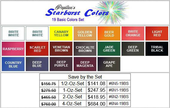 Starburst 19 Major Color Sets MAIN