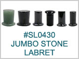 SL0430 Stone Jumbo Labret THUMBNAIL