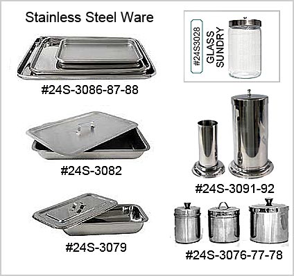 #24S30, Stainless Steel Jars And Trays, Glass Sundry MAIN