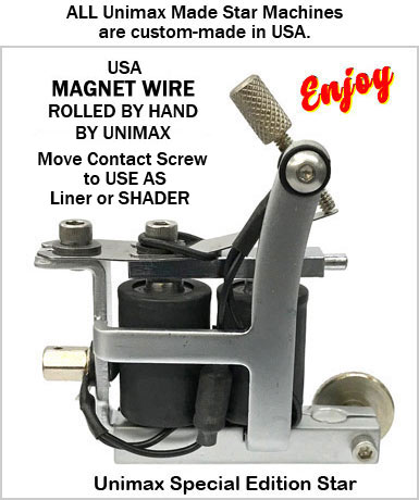 Matte Star Tattoo Machines # 4A11 MAIN