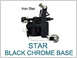 4A1111 Black Star Tattoo Machine THUMBNAIL