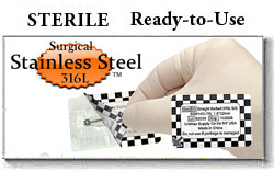 Sterile Stainless Jewelry