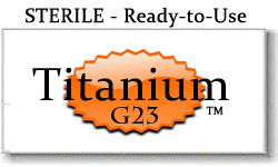 Titanium Sterile for Piercing