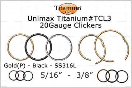 Titanium 20G Hoop Clickers TCL3 MAIN