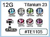 TE1105, Micro Dermals 4mm Gem THUMBNAIL