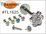 TL1625 16G Titanium Labret THUMBNAIL
