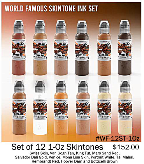 World Famous Skin Tones Ink Set MAIN