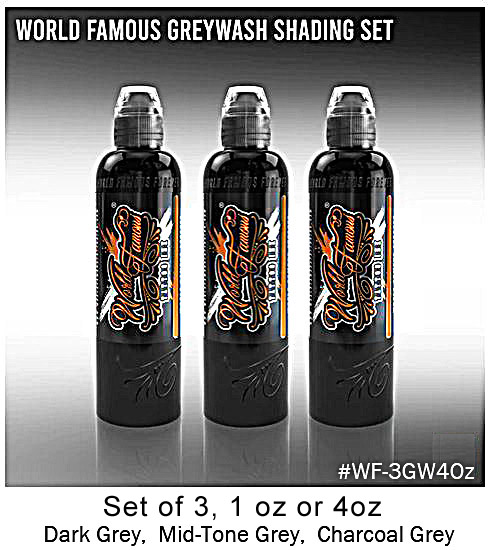World Famous Grey Wash Ink Set MAIN