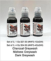 World Famous 3 Grey Wash Set WF3Wash THUMBNAIL