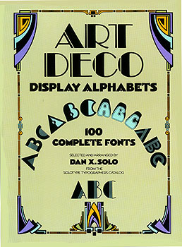 100 Art Deco  Alphabets Complete Fonts MAIN