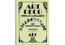 100 Art Deco  Alphabets Complete Fonts THUMBNAIL