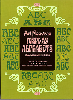 100 Art Nouveau Display Alphabets MAIN