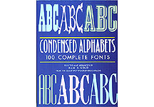 100 Condensed Alphabet  Complete Fonts THUMBNAIL