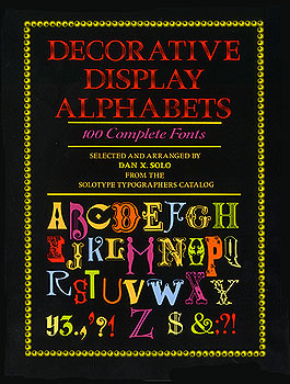 100 Decorative Diplsay  Alphabet  Complete Fonts MAIN