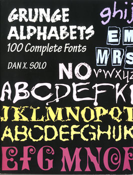 100 Grunge Alphabets Complete Fonts MAIN