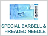 Special Barbells with Threaded Needle THUMBNAIL
