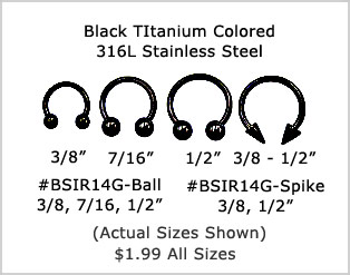 BSIR14G Black Titanium Colored CIrcular MAIN