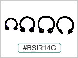 BSIR14G Black Titanium Colored CIrcular THUMBNAIL