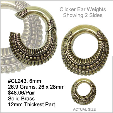 Clicker Ear Weights CL243 MAIN