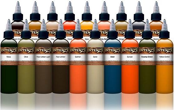 Intenze Mike Demasi Color Portrait Tattoo Ink Set (19 Colors 1oz)