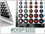 DISP3202, Ear Display, Black Acrylic Plugs THUMBNAIL