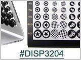 DISP3204, Ear Plug Display, Black Acrylic THUMBNAIL