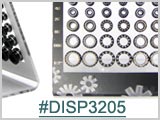 DISP3205, Black Acrylic Ear Tunnels Display THUMBNAIL