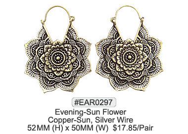 EAR0297 Evening Sun Ear Wire MAIN
