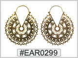 EAR0299 Micro Balls Geometric Ear Wire THUMBNAIL