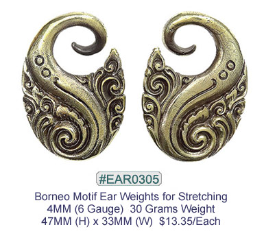 #EAR0305 - Nickel-free Brass Earring Weights MAIN