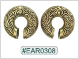 #EAR0308 Nickel-free Brass Earring Weights THUMBNAIL