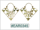 #EAR0345 Fashion Brass Earring THUMBNAIL