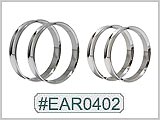 EAR0402, 316LVM Thick Polished Jumbo Tunnels THUMBNAIL