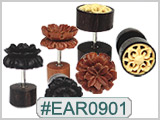 EAR0901 - Wooden Faux Plugs THUMBNAIL