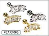 EAR1068 SS, Gold PLtd Ear Gems THUMBNAIL