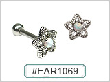 EAR1069 Beaded Star Opal & Gems THUMBNAIL