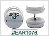 EAR1076 Illusion of Big Gauges White THUMBNAIL
