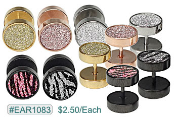 EAR1083, Sparkle Illusion Ear Gauges MAIN