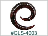 GLS4003 Black Glass Spiral THUMBNAIL