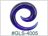 GLS4005 Blue Glass Spiral THUMBNAIL