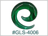 GLS4006 Green Glass Spiral THUMBNAIL