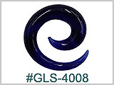 GLS4008 Dark Blue Glass Spiral MAIN