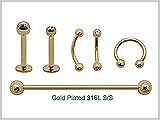 GP1001, Gold Plated 316L S/S THUMBNAIL