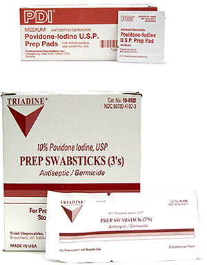 MK1331 Providone Iodine Swab Sticks, Wipes MAIN
