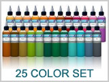 25 Color Tattoo Ink Set THUMBNAIL