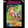 KMER1223, Mermaids Stained Glass Coloring Book THUMBNAIL