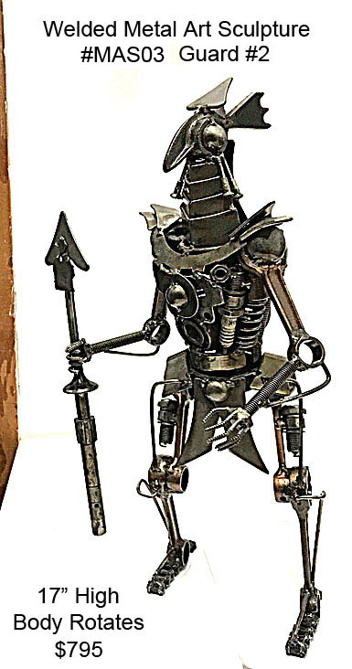 MAS03 Guard No. 3 Metal Art Sculpture MAIN